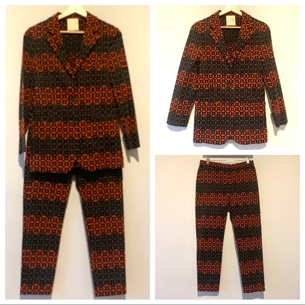 Ikram True Royal 2 Piece Suit Size S Like NEW!
